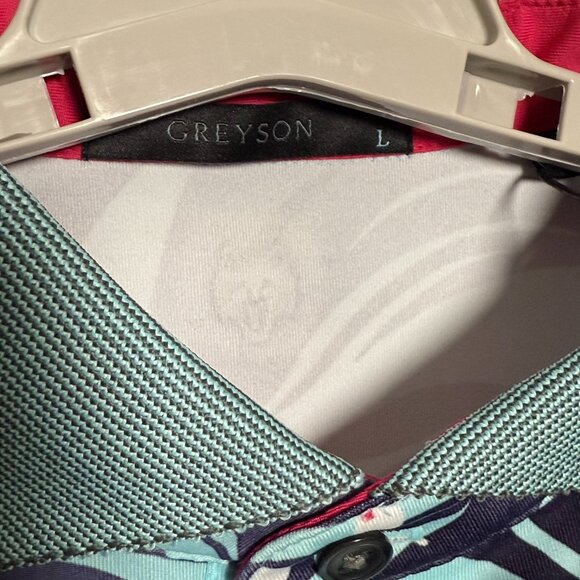 Greyson Men’s Size Large Mythical Sea Golf Polo New With Tags - Picture 4 of 7